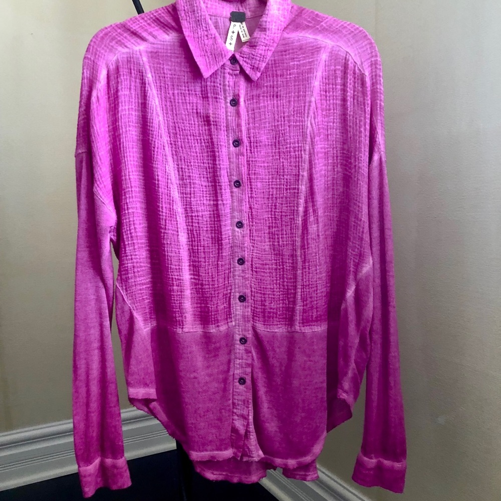 FREE PEOPLE LONG SLEEVE TOP